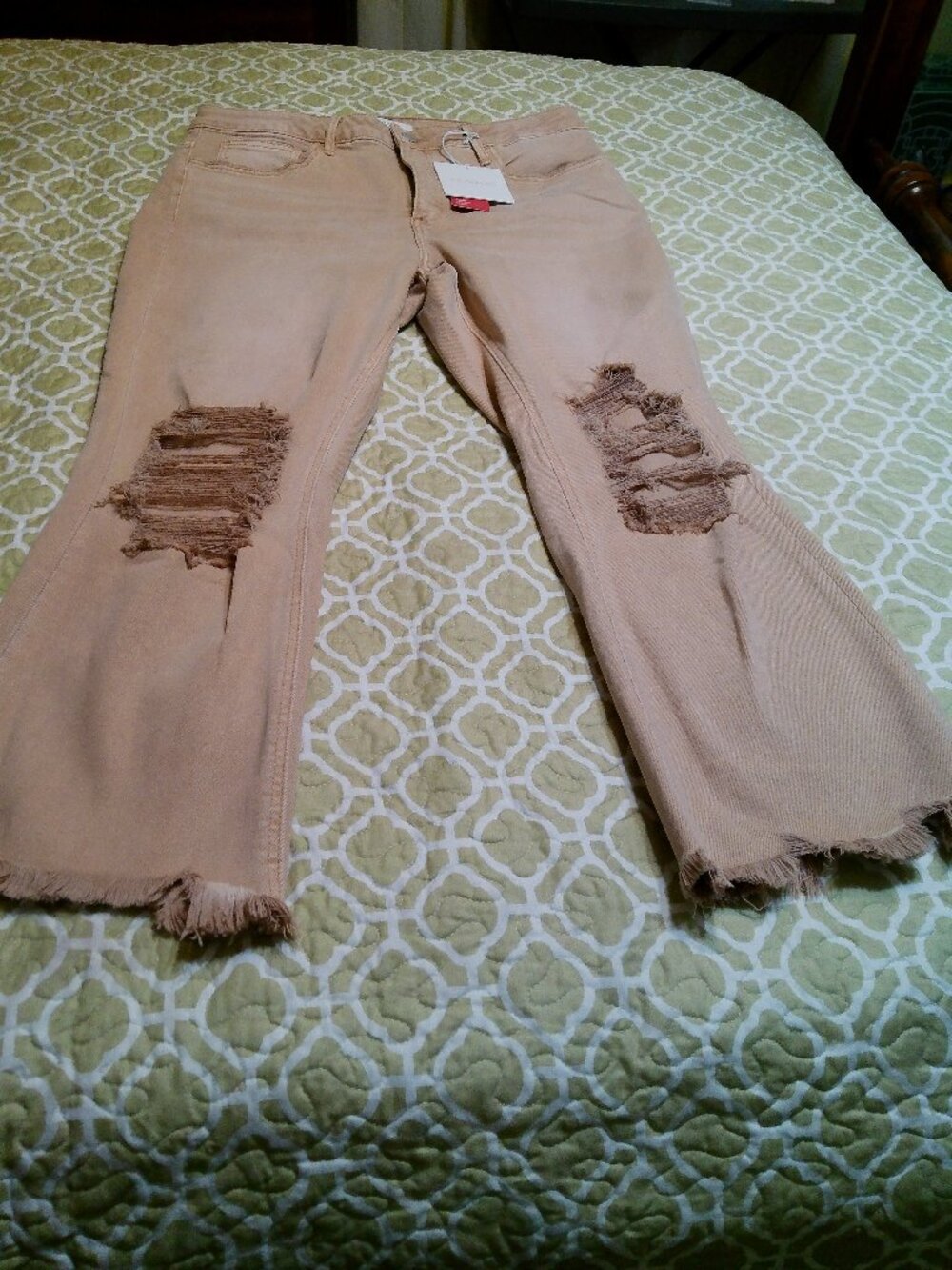 LOVERVET JEANS NEW WITH TAGS SIZE 18W PEACHY BROWN COLOR